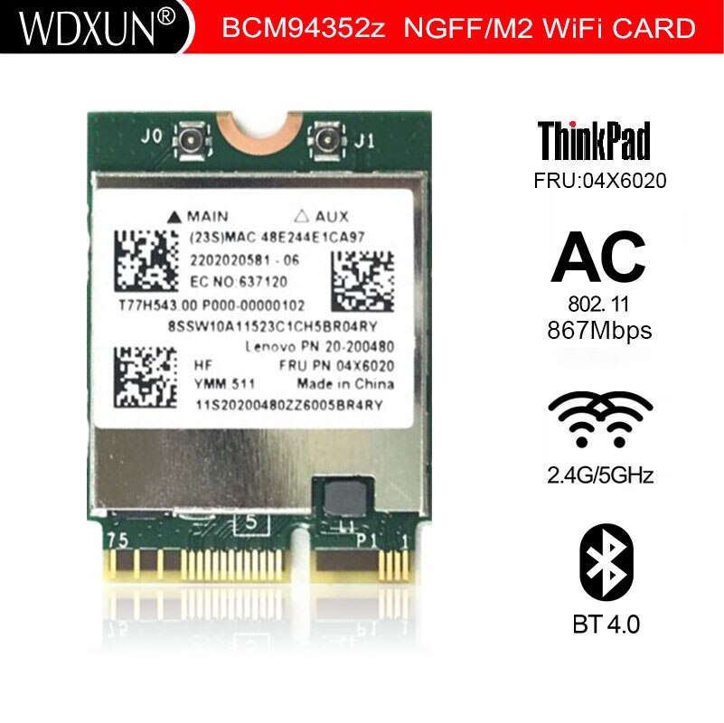 broadcom 802.11ac network adapter lenovo