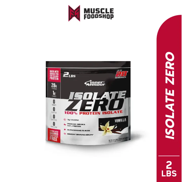 Inner Armour Sport Nutrition Isolate Zero Protein Shake 2 lb.