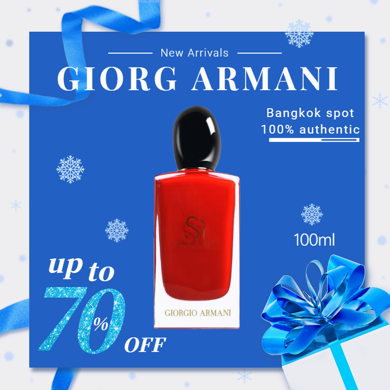 ราคา พร้อมส่ง น้ำหอม GIORGIOแท้   ARMANI SI Passion Eau De Parfum 100ml Giorgio Armani(จอร์โจ้ อาร์มานี่) น้ำหอมผู้หญิงน้ำหอมติดทน น้ำหอม ของแท้ 100%