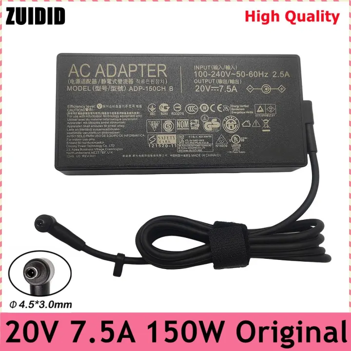150W Charger Fit for Asus Tuf F15 F17 A15 A17, ADP-150CH B AC Adapter