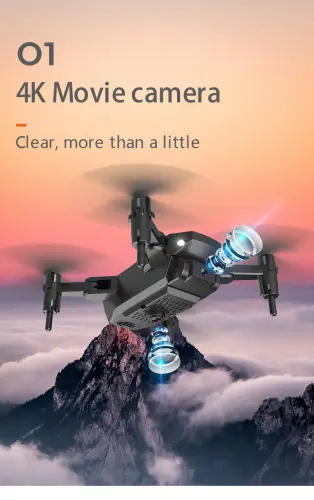 โดรนบังคับ โดรน โดรนติดกล้อง[พร้อมรีโมท] โดนบังคับ กล้องแอบถ่าย กล้องจิ๋ว โดรน โดรนติดกล้อง Drone With HD Camera Equipped With WIFI FPV, Wide Angle