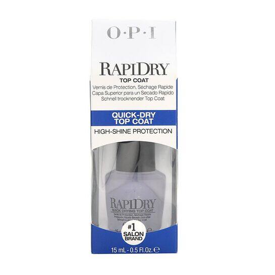 ราคา พร้อมส่ง OPI - RapiDry Top coat 15ml ป็น quick dry top coat ที่ทำให้สีทาเล็บแห้งไวกว่าเดิม สีคงทนกว่าเดิม แท้ 100%
