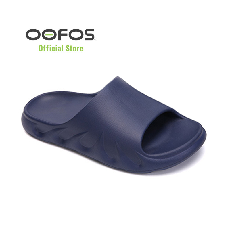 Summer Shoes OOFOS Recovery Footwear Ooahh Navy (Navy)-Unisex Womens Slide Sandals - CTH208