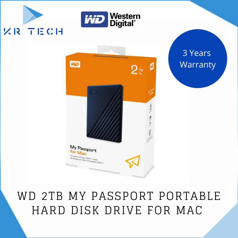 wd my passport for mac 2tb portable external hard drive