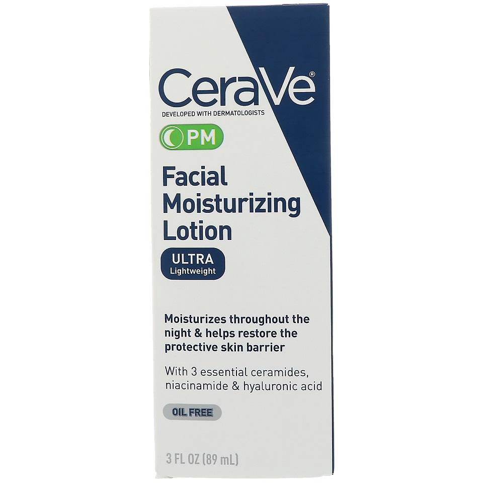 CeraVe Facial Moisturizing Lotion PM 3 oz (89 ml)