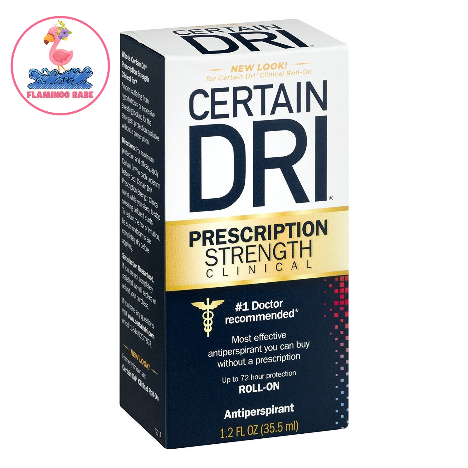 โปรโมชั่น Certain Dri P.M. Prescription Strength Clinical ระงับเหงื่อและกลิ่นกาย สูตรทากลางคืน แบบน้ำ-โรลออน ( roll-on )35.5 mL