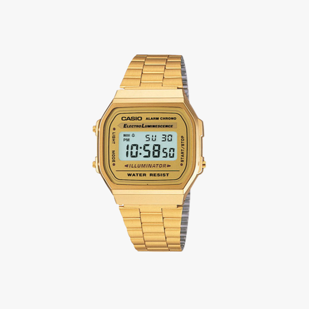 [ประกันร้าน] CASIO นาฬิกาข้อมือผู้ชาย รุ่น A168WG-9WDF-S Standard Gold
