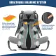 Lixada 50L กันน้ำกีฬาเดินป่ากลางแจ้งปีนเขา Camping กระเป๋าสะพายเดินทางแพ็คปีนป่ายปีนเขา Backpacking กระเป๋าเดินป่ากระเป๋าเป้สะพายหลังพร้อมที่กันฝน - INTL. 