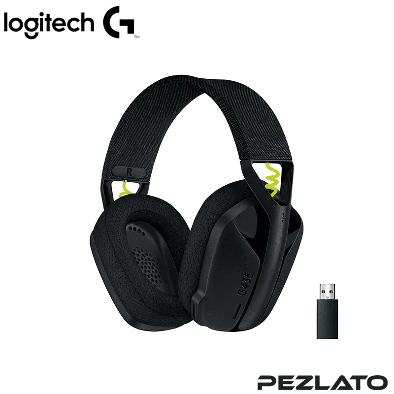 Logitech G435 LIGHTSPEED Wireless Gaming Headset Black