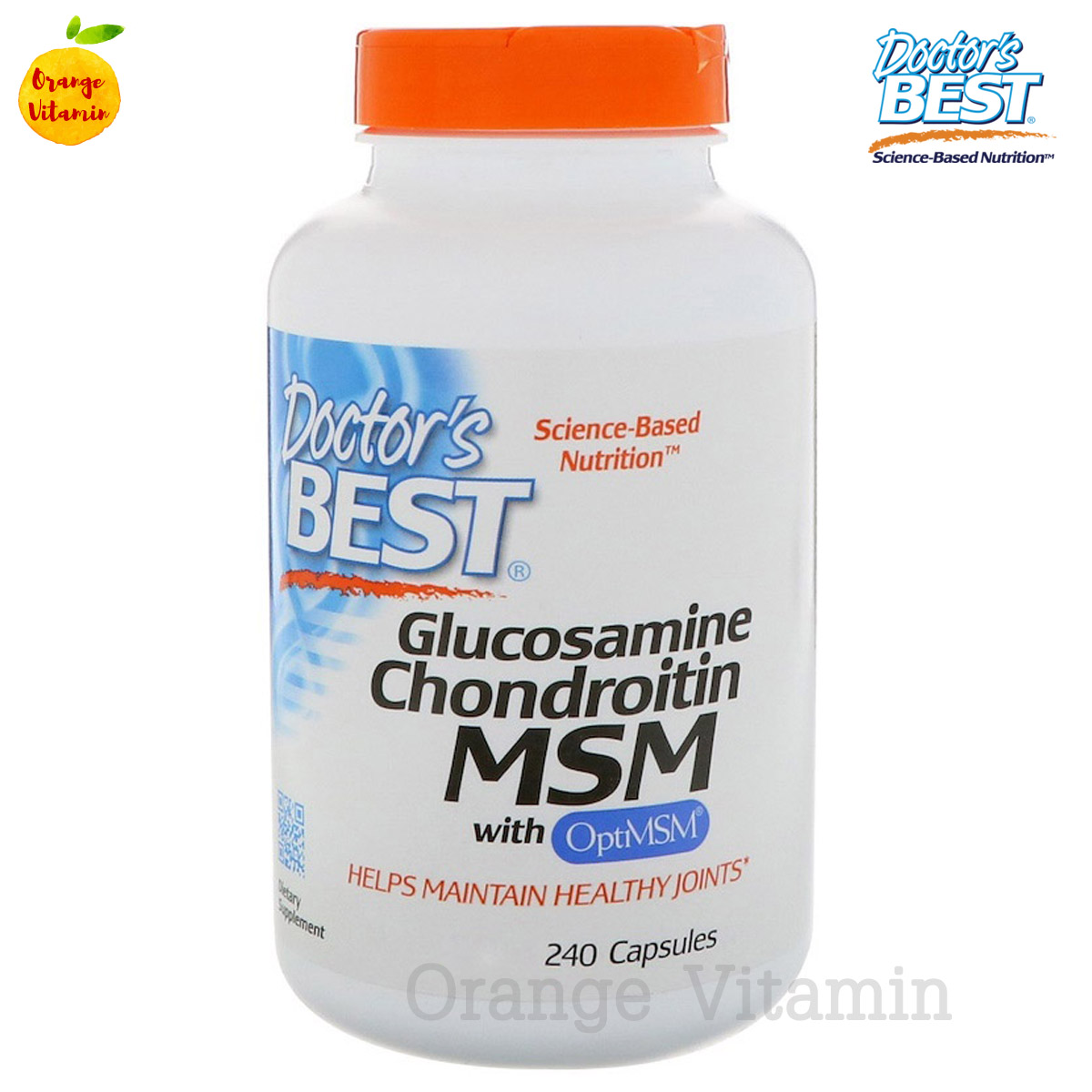 ราคา Glucosamine + Chondroitin + MSM Combination 240 Capsules (Jarrow