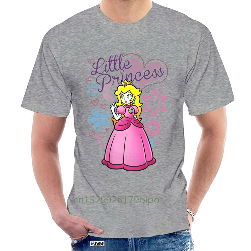 Little Princess Peach Super Mario Game Hobby Relax Funny White T-shirt S-6XL