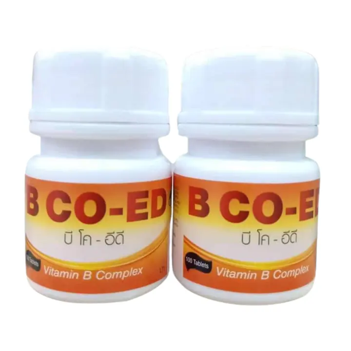 B Co Ed บ โค อ ด ว ตาม นบ รวม Vitamin B Complex 100เม ด Lazada Co Th