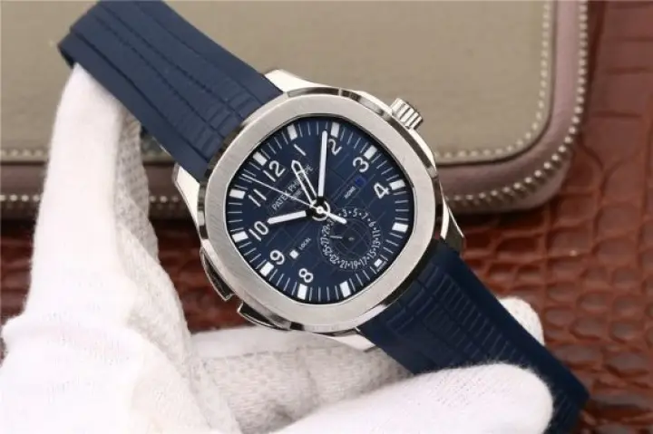 Fall Sale Patek Philippe Aquanaut Blue Textured Dial Blue Rubber Strap Wj Wristwatch Business Watch Lazada Ph