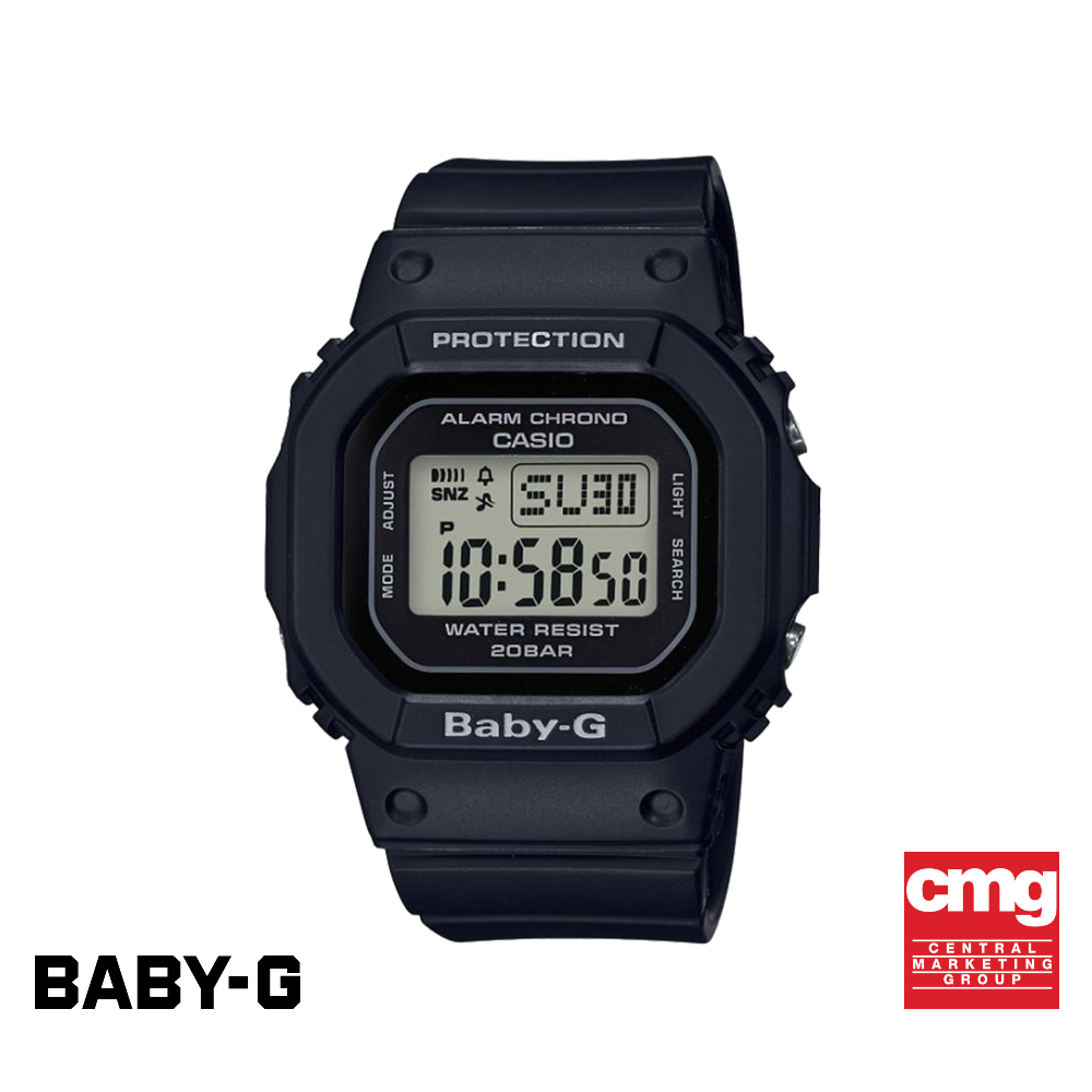 [ของแท้] CASIO นาฬิกาข้อมือผู้หญิง ระบบดิจิตอล รุ่น BGD-560-1DR นาฬิกา นาฬิกาข้อมือ นาฬิกากันน้ำ สายเรซิ่น