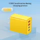 หัวชาร์จเร็ว หัวชาร์จPDที่ชาร์จเร็ว120W Fast Charge adapterQC3.0อแดปเตอร์ ชุดชาร์จเร็ว4ช่องB259. 