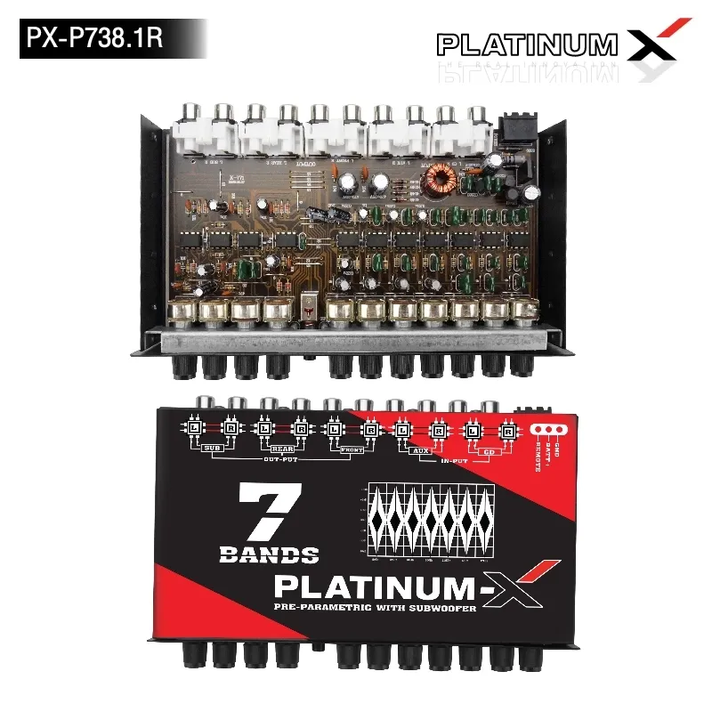*PLATINUM-X Speaker Set, Power Amplifier, Preamplifier, 2x 6.5 ...