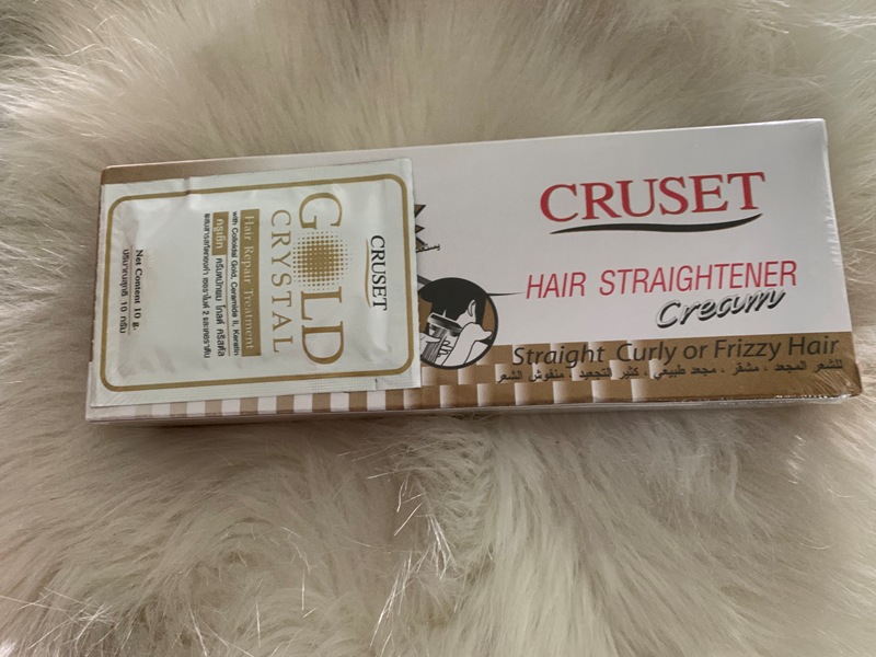 Cruset ครูเซท ครีมยืดผมถาวร (สูตรเข้มข้น) Cruset Hair Straightener Cream (Extra Strong) 170ml.