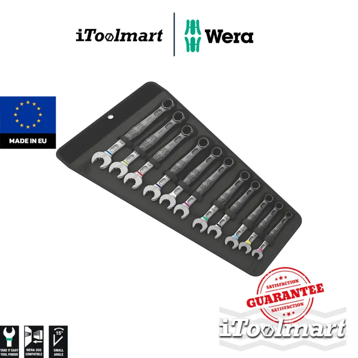 Wera Steckschlüssel Schraubendreher Wera 6003 Joker 11 – Ringmaulschlüssel- Satz, 11-teilig Für Profis & Heimwerker 11-teiliger Schlüsselsatz