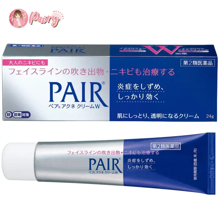 Pair Acne Cream W 24g คร มแต มส ว นำเข าจากญ ป น ลดอาการบวม แดง จากส วอ กเสบ 1 หลอด Lazada Co Th
