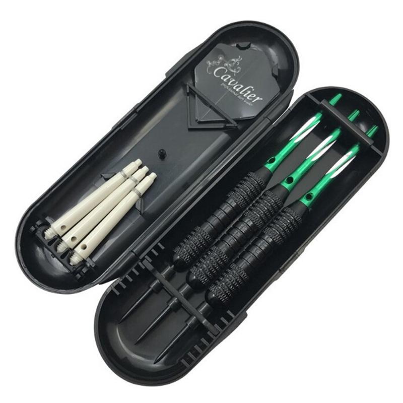 1X Black Plastic Dart Storage Case Lightweight Darts Box for Dart Collection  LS 