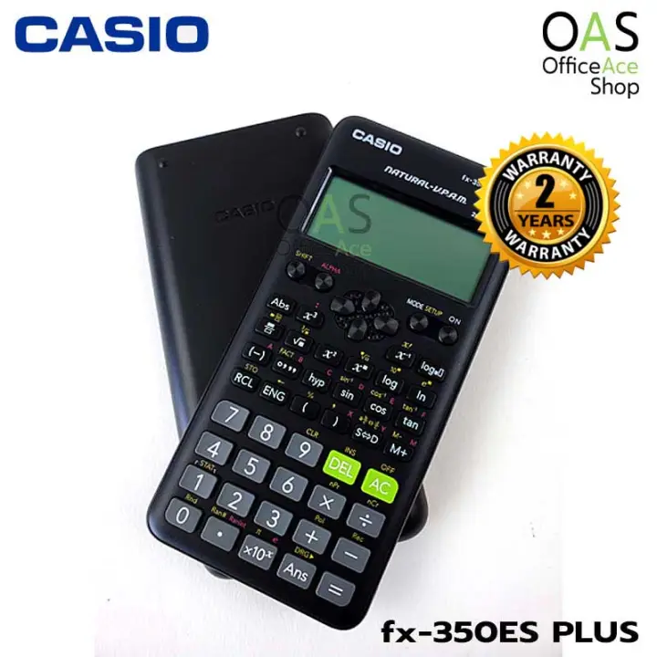 Casio Scientific Calculator เคร องค ดเลขว ทยาศาสตร คาส โอ Fx 350 2nd Edition ประก น 2 ป Lazada Co Th