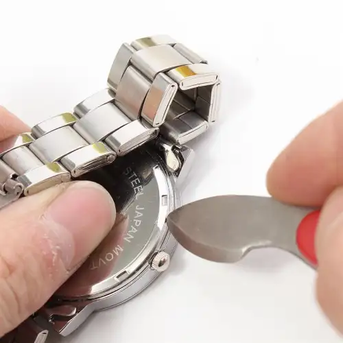 ชุดกระเป๋าเครื่องมือซ่อมนาฬิกาตัดสายเปลี่ยนถ่านนาฬิกาทำได้ด้วยตัวเอง 16 ชิ้น
