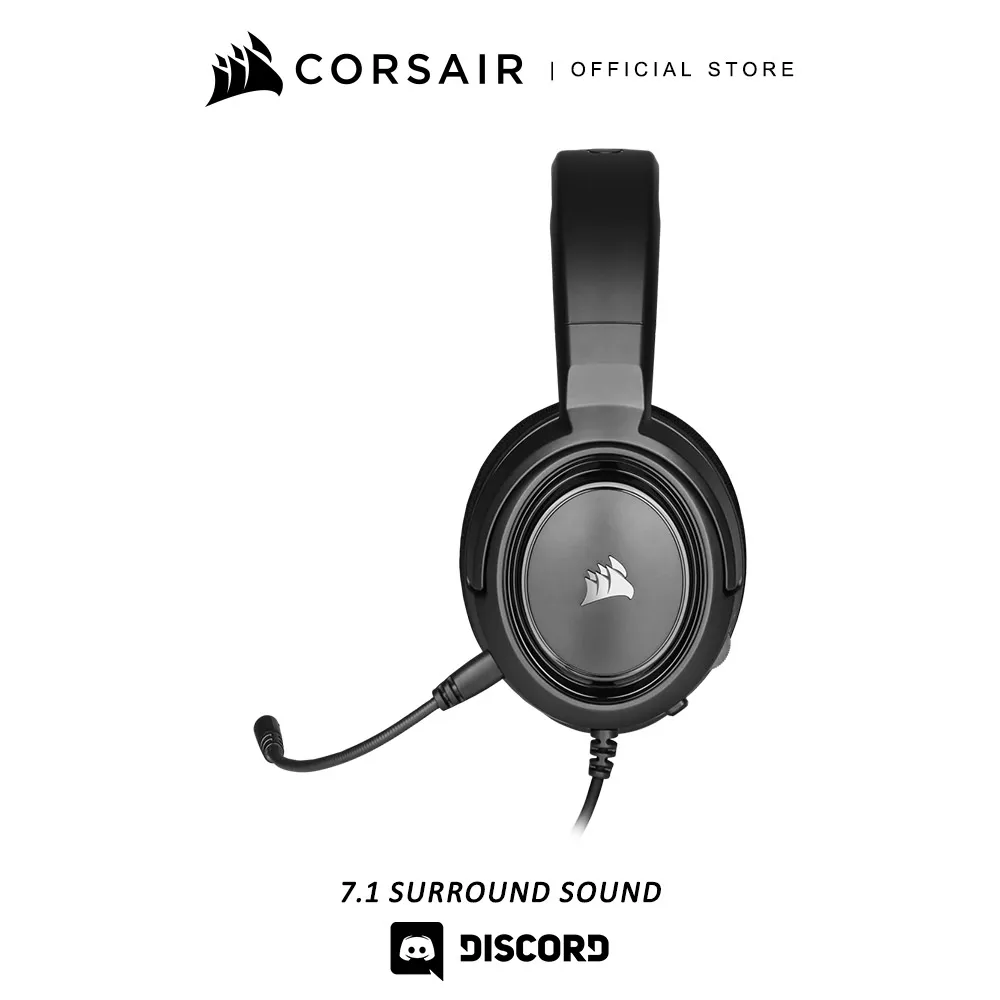 CORSAIR HS45 SURROUND 7.1 Gaming Headset — Carbon Black