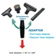 Vacuum Hose Adapter From 35mm/38mm/42mm to 32mm From 1 3/8 in to 1 1/4 in Adapter. 
