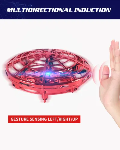 ลูกบอลบินได้ โดรน โดรนอัตโนมัติ จานบิน โดรนบังคับ UFO โดรนขนาดเล็ก ควบคุมอัตโนมัติ Sensor 360 ° โดรนราคาถูกจานบิน ลูกข่างบิน สปินเนอร์บิน