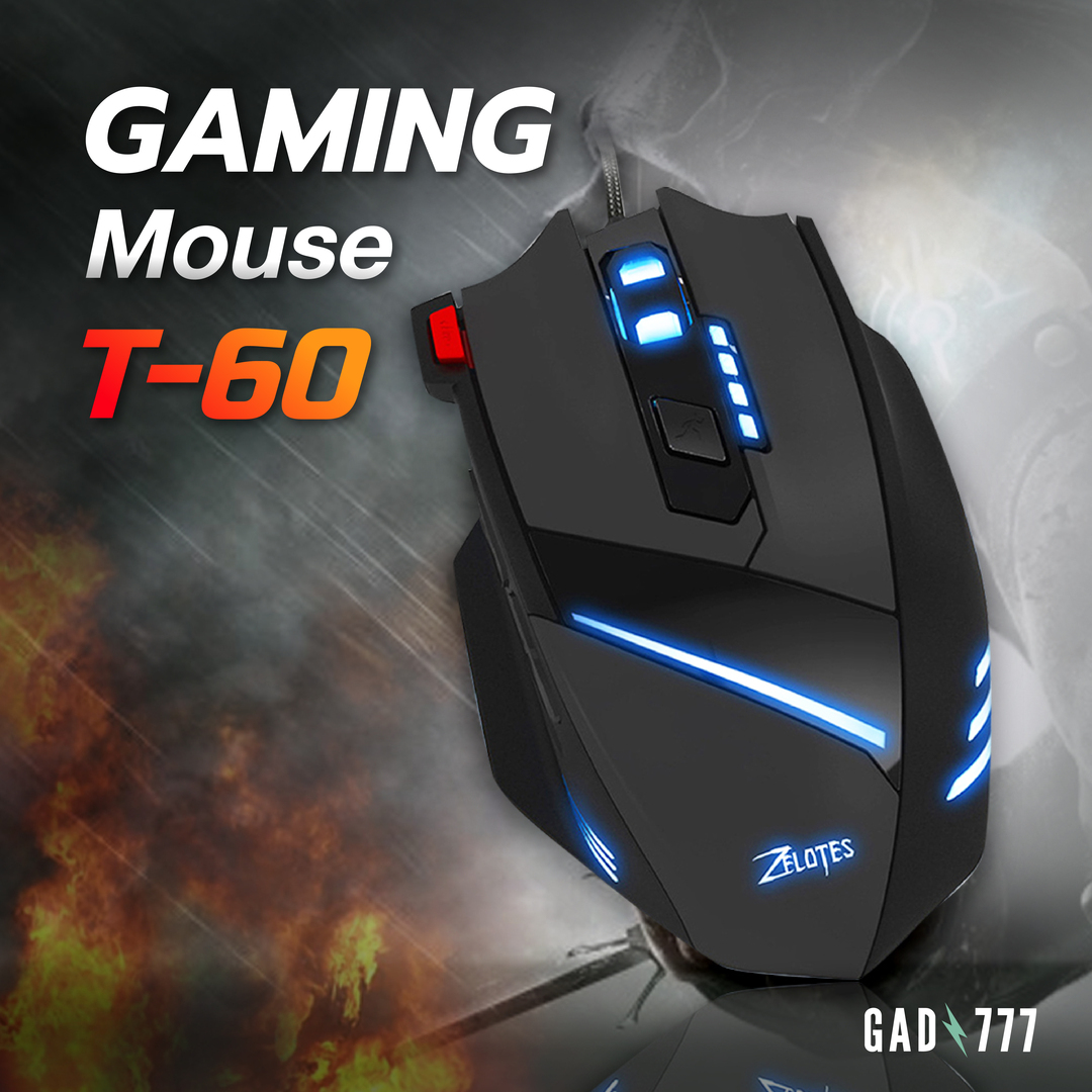 zelotes t60 professional gaming mouse