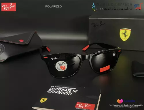 แว่นกันแดด ทรองสปอร์ต Ferrari Special Edition  รุ่นลิมิเต็ด เฟอรารี่ F1  ปั้มแบรนด์หน้า-หลัง Sale แถมถุงใส่แว่น ผ้าเช็ดนาโน