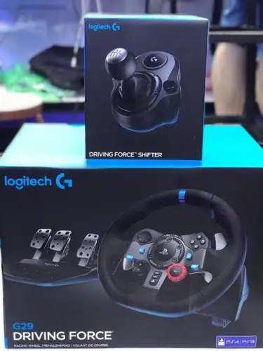 พวงมาลัยรถพร้อมเกียร์ Logitech G29 (Driving force racing wheel and shifter Logitech G29)(พวงมาลัย Logitech G29)