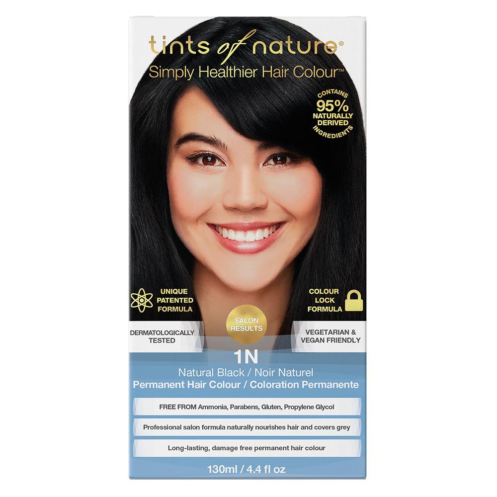 โปรโมชั่น Organic Pavilion Tints of Nature 1N Natural Black - Permanent Hair Colour น้ำยาย้อมผมออร์แกนิค (130ml)