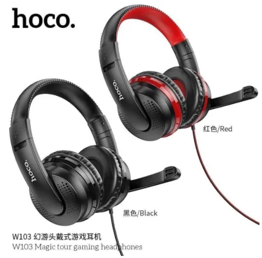 Headphone games mini D HoCo W103 Gaming Headphones earphone cover ear