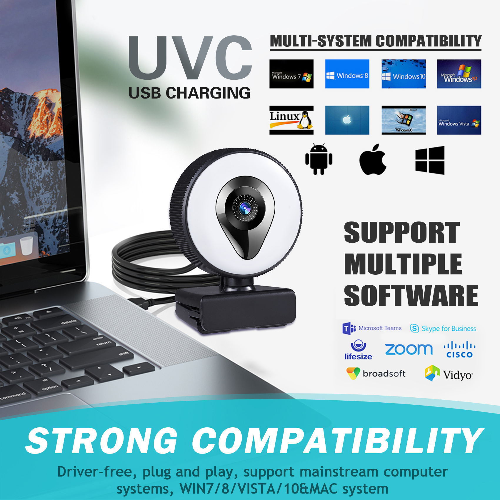 free universal web camera software