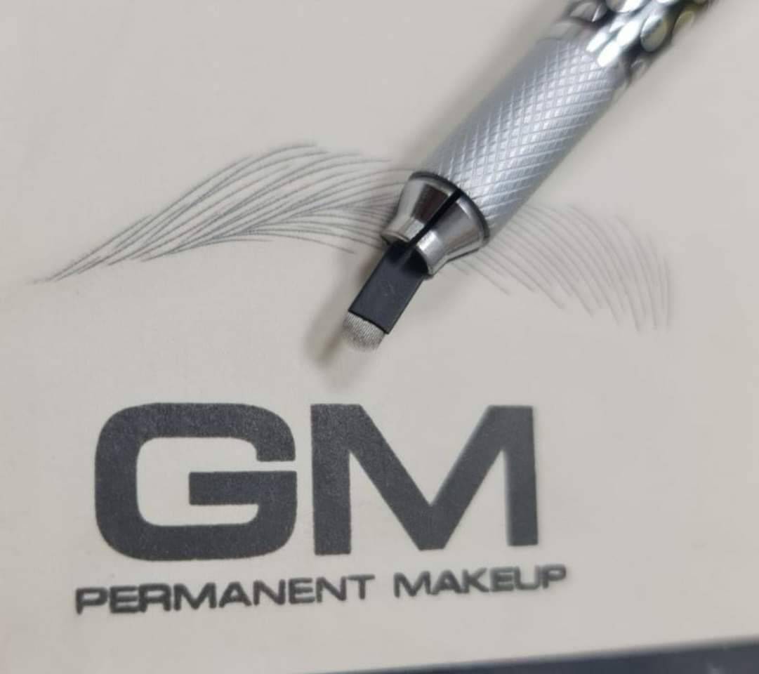 Gm premium shop เข็มเพ้นท์ GM ใบมีดสักคิ้วลายเส้น Microblading เข็ม ใบมีดสักคิ้ว