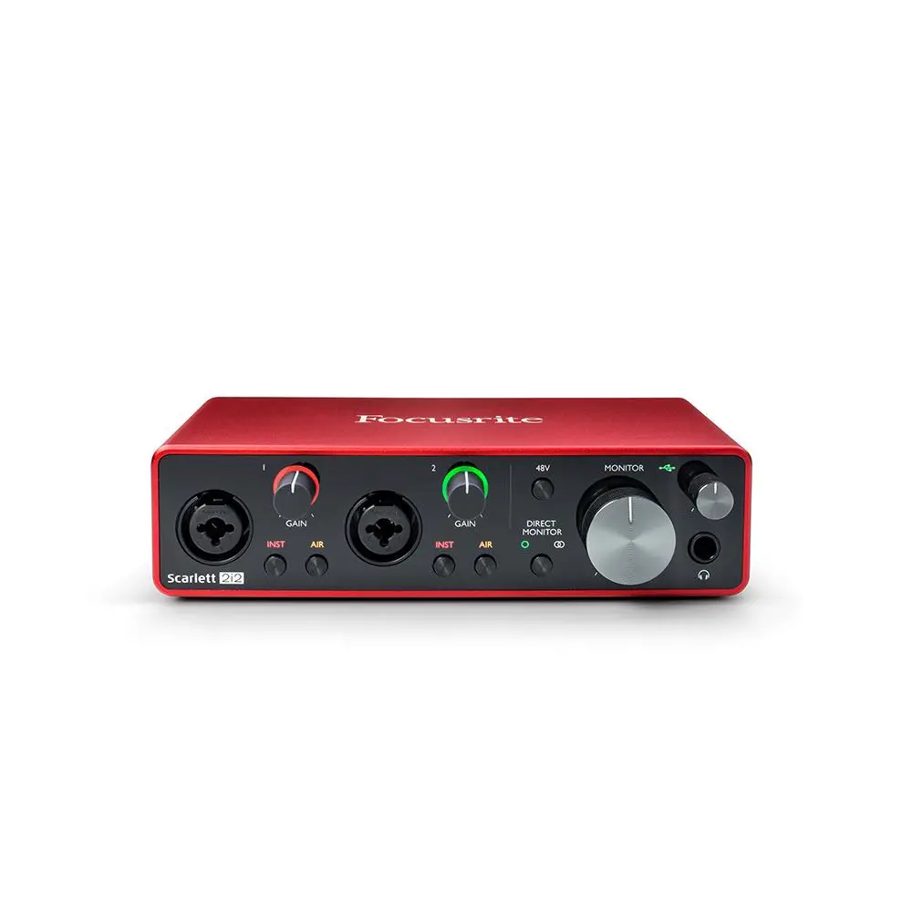Focusrite Scarlett 2i2 2Channel USB Audio Interface with Pro Tools