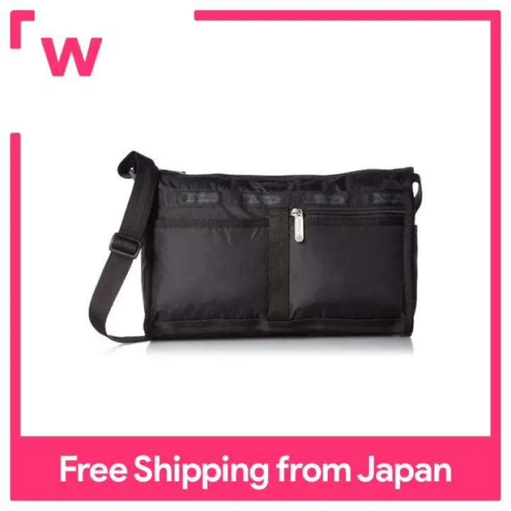 LeSportsac shoulder bag 7519 DeluxeShoulderSatchel pouch nylon B5 size corresponding Ladies 5982 Black