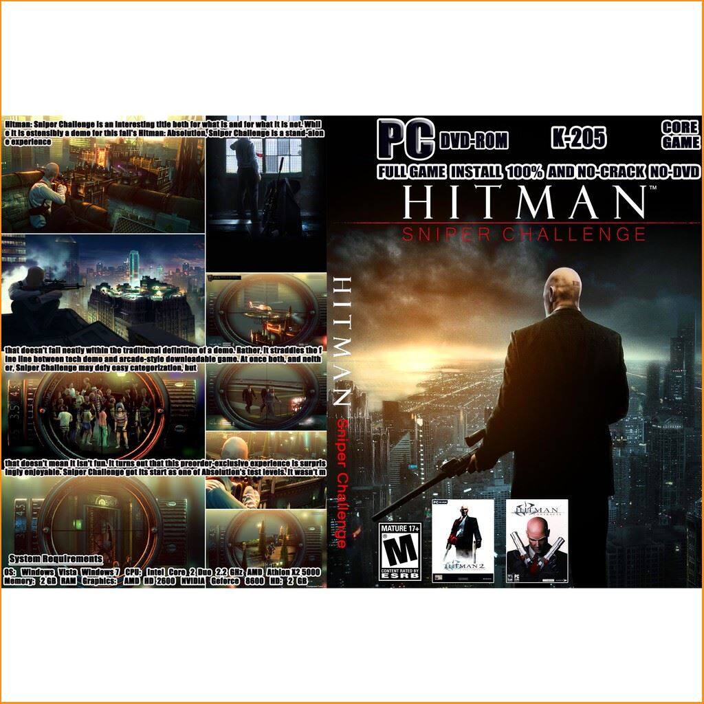 hitman sniper challenge pc dvd