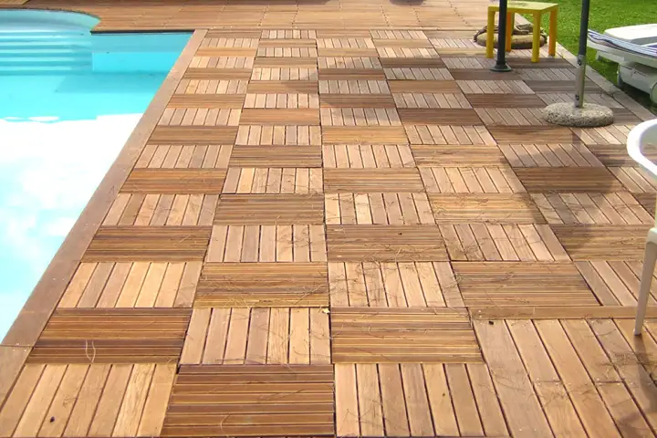 พ นระเบ ยงไม ส ก Teak Wood Deck Floor Size, Outdoor Wood Deck Flooring