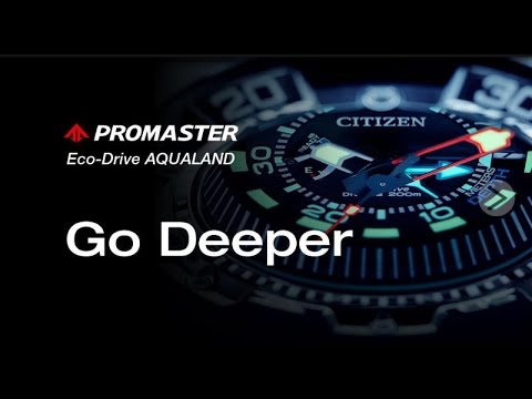 citizen promaster aqualand depth meter watch